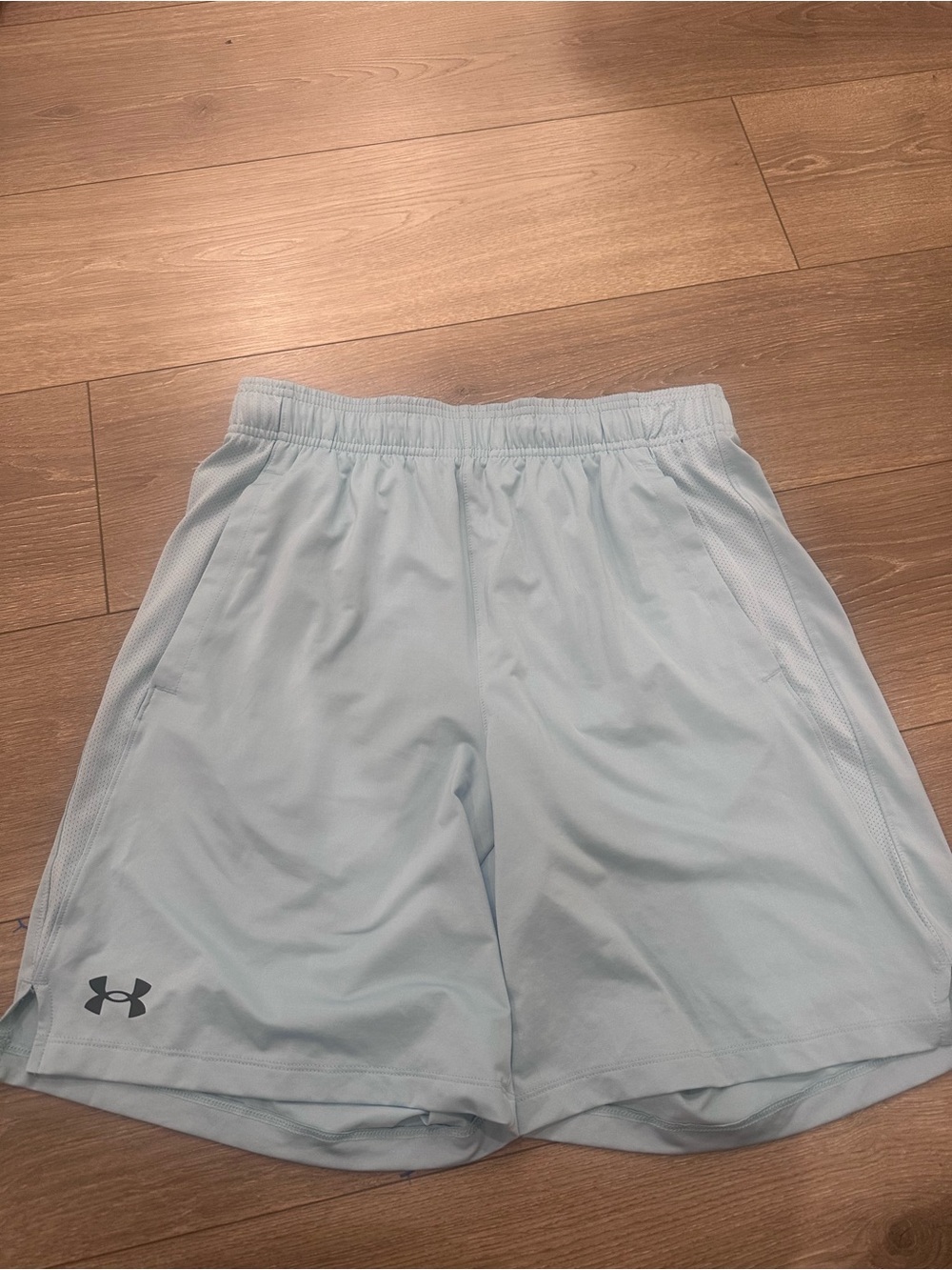 Under Armour Pale Blue Men's Athletic Shorts